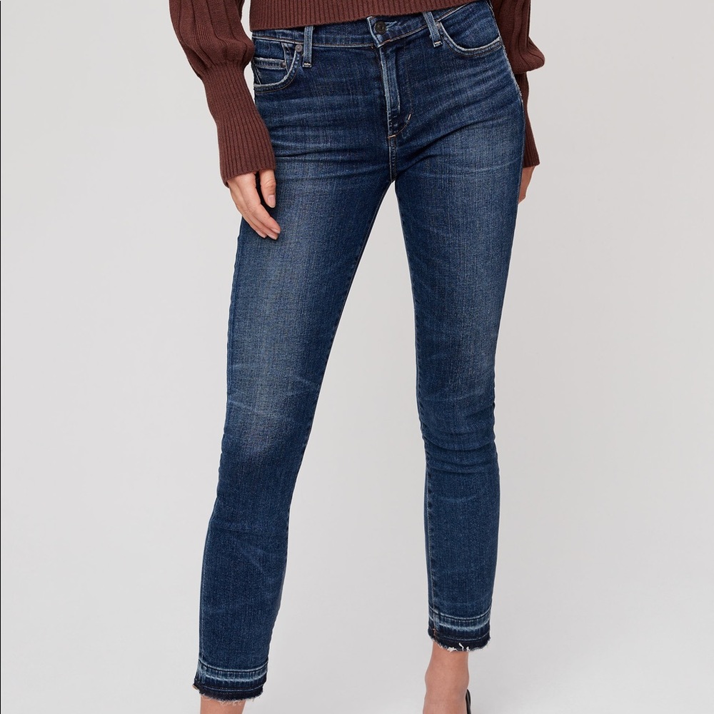 Citizens of Humanity rocket crop high rise jeans